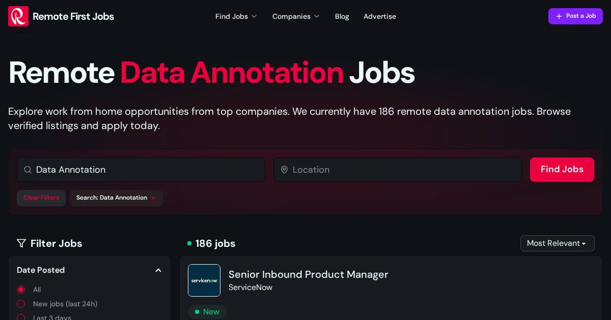 Remote Data Annotation Jobs 122 New remote-data-annotation-jobs-122-new