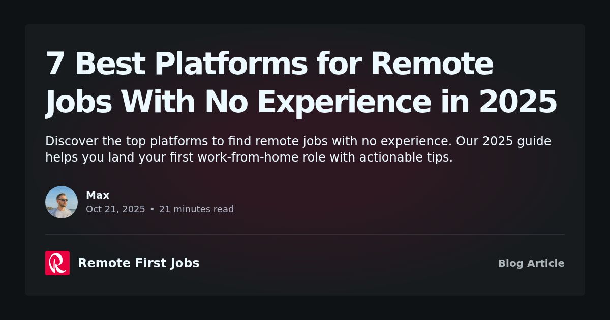 Stunning No Experience Job Search Ideas image